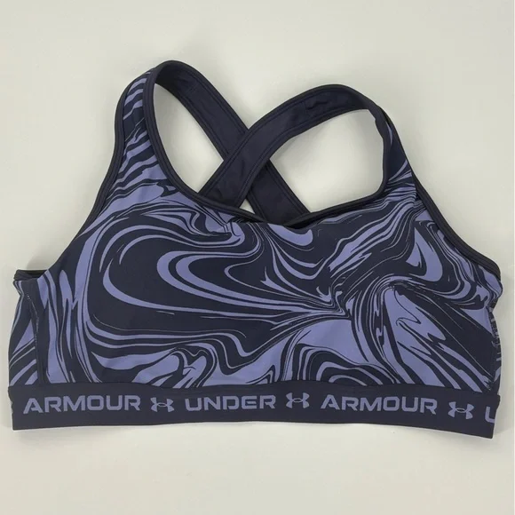NWT $40 Women's Under Armour Mid Crossback Print Size 3X Sports Bra - Picture 9 of 9